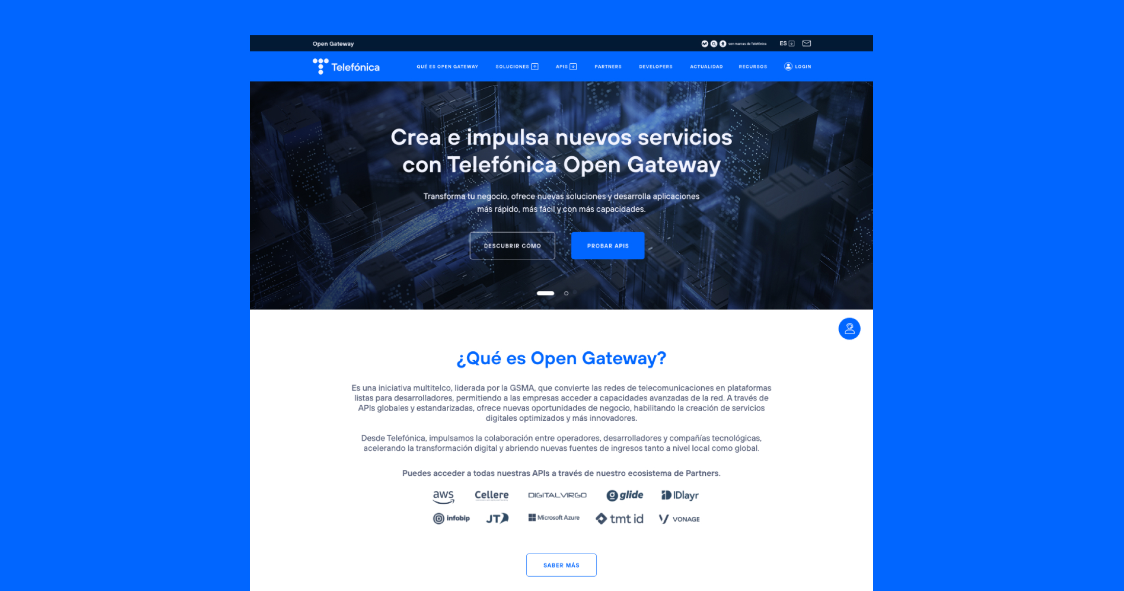 Escenario Open Gateway